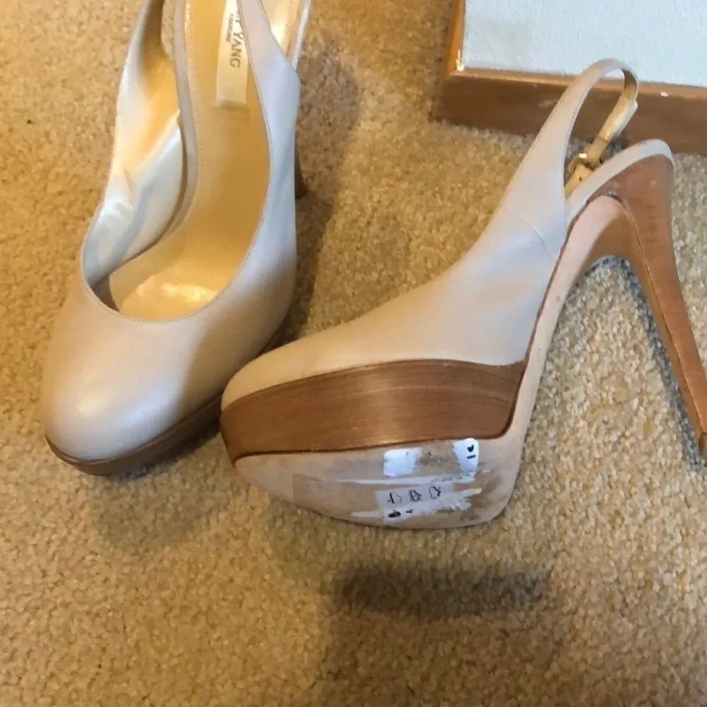 𝅺luly Yang couture platform heels